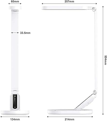 Dimmable office lamp with 72 LEDs and touch control — photo 5