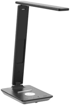 Black LED Desk Lamp with Wireless Charger — photo 4