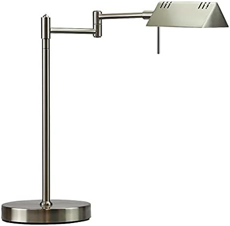 Brushed Nickel Pharmacy Table Lamp