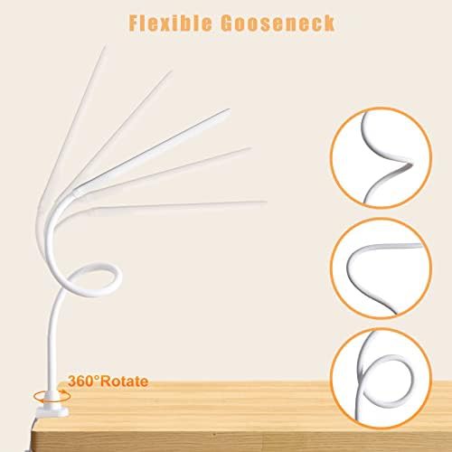 White architect clamp LED lamp — photo 4