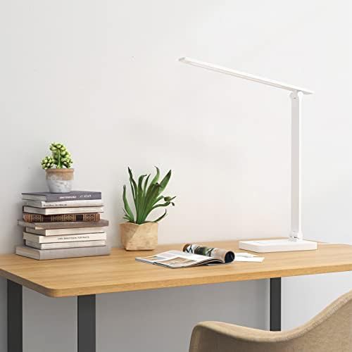White LED Desk Lamp with USB Port — photo 4