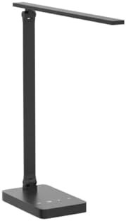 Black Desk Lamp with USB Charging Port — photo 4