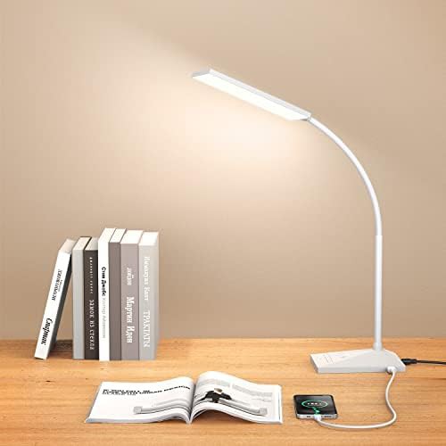 Slim LED Desk Lamp with USB Port