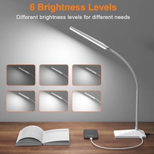 Slim LED Desk Lamp with USB Port — photo 3