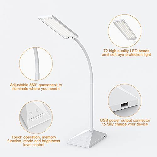 Slim LED Desk Lamp with USB Port — photo 4