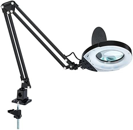 LED Magnifier Desk Lamp with Clamp — photo 4