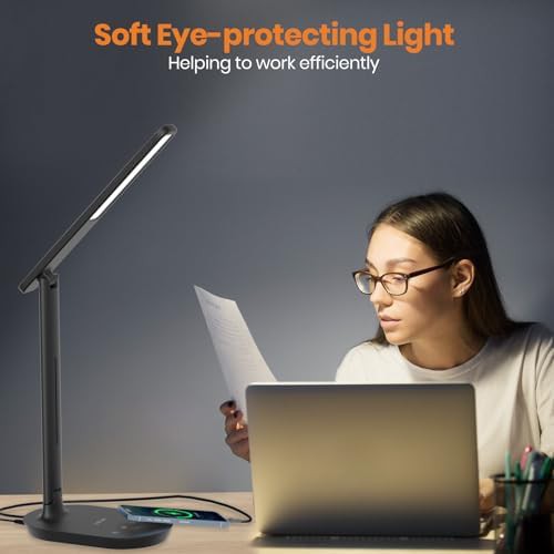 Eye protecting LED desk lamp with timer — photo 5