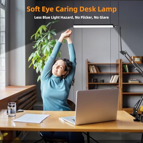 Adjustable Swing Arm LED Clamp Lamp — photo 5