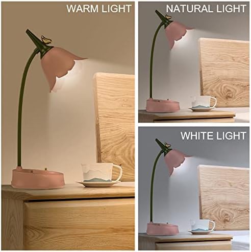 Blue flower rechargeable gooseneck lamp — photo 4