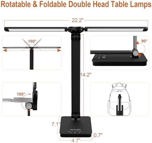 Glossy Black Aluminum Piano Desk Lamp — photo 5