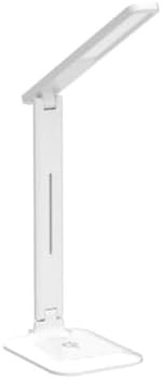 White LED task lamp with wireless charging base — photo 4