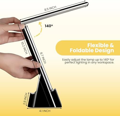 Mini desk lamp with smart clock display — photo 4