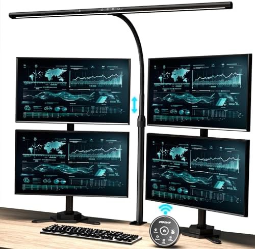 Wide Architect Lamp with Gesture Sensing