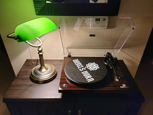 Green glass bankers lamp with pull chain — photo 4