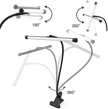 Stepless dimming clamp desk lamp — photo 4