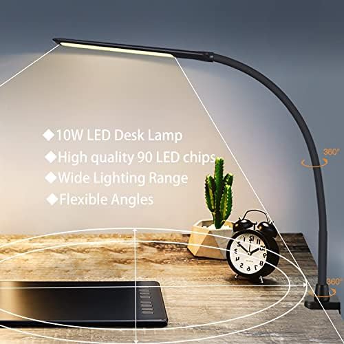 Stepless dimming clamp desk lamp — photo 5