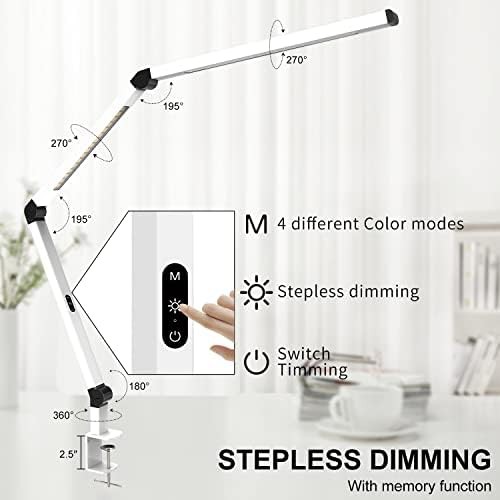 Modern Swing Arm Clamp-on Lamp — photo 3