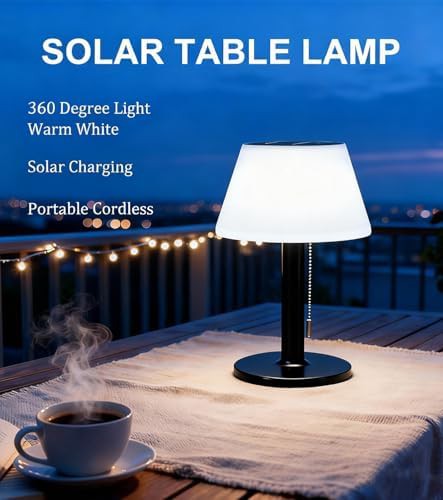 Solar Powered Waterproof Outdoor Table Lamp — photo 2