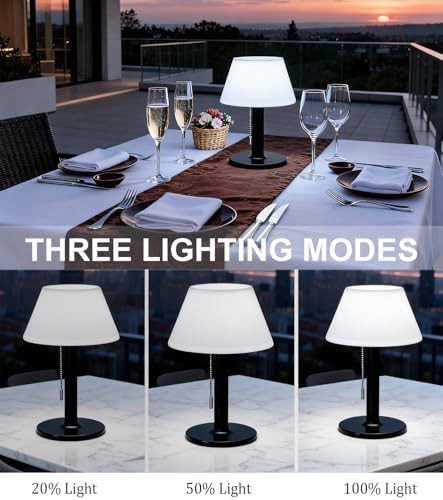Solar Powered Waterproof Outdoor Table Lamp — photo 5