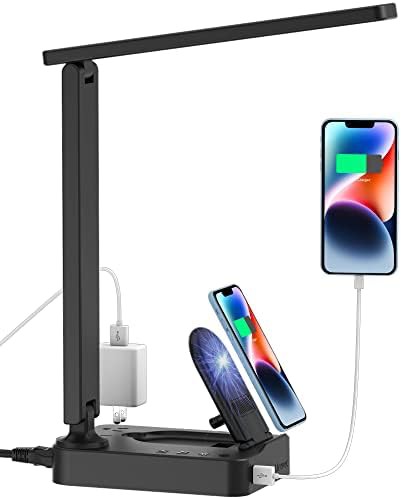 LED Desk Lamp with Wireless Charger