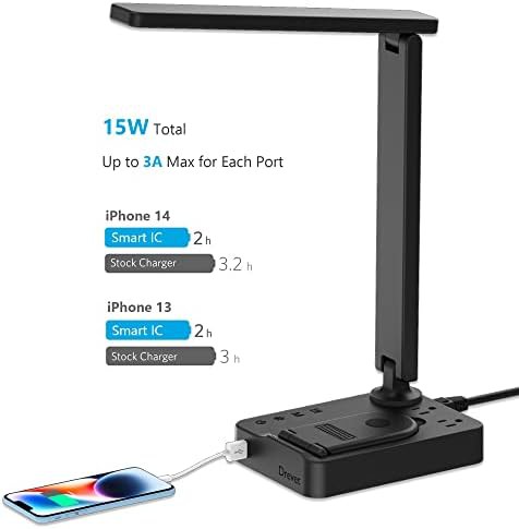 LED Desk Lamp with Wireless Charger — photo 3