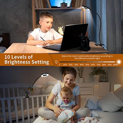 Black Clip-on LED Reading Light — photo 3