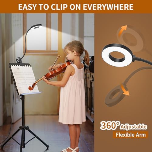 Black Clip-on LED Reading Light — photo 5
