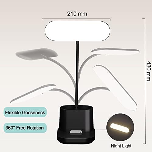 Dimmable study lamp with pen holder — photo 5