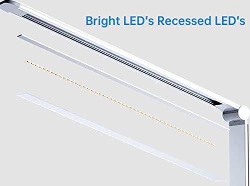White Cordless Rechargeable Aluminum Desk Lamp — photo 3