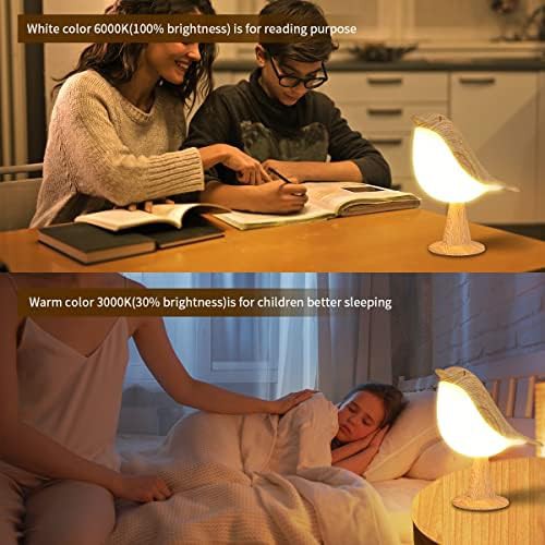 Small Cordless Bird Shaped Bedside Lamp — photo 5