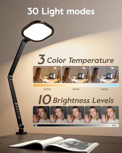 Clamp On Eye Caring Office Work Lamp — photo 4