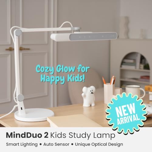 MindDuo White Kids Study Lamp with Sensor — photo 3