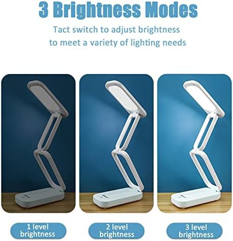 Blue Solar Powered Foldable Reading Lamp — photo 4