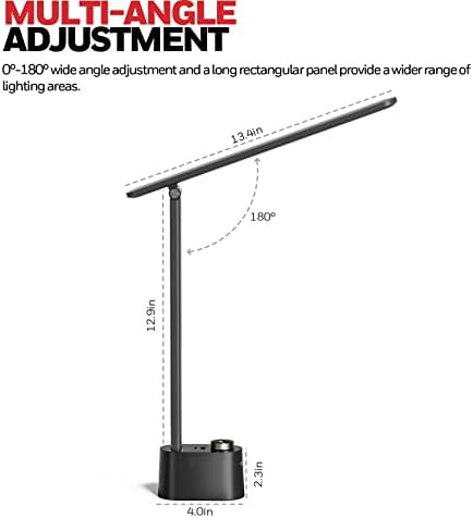 Black Foldable Stepless Dimmable Lamp — photo 4