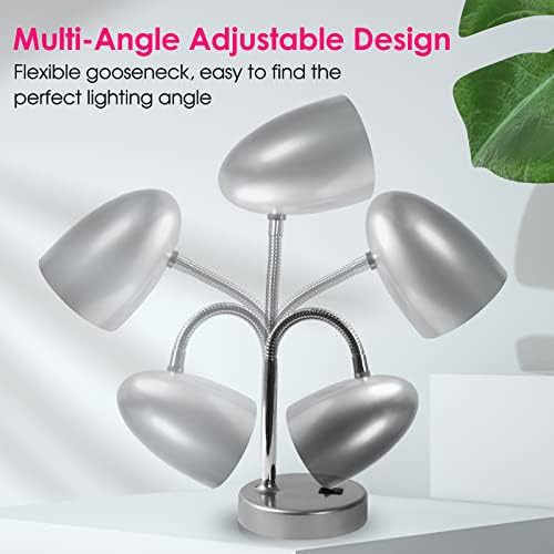 Silver Gooseneck Eye Caring Study Lamp — photo 4