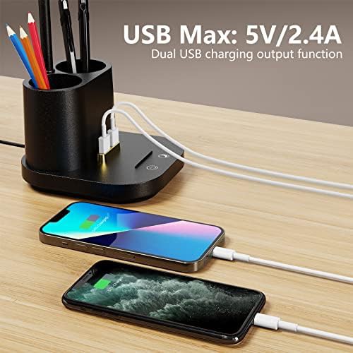 Weighted Base LED Desk Lamp with Dimmer — photo 4