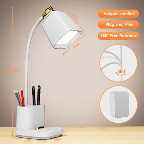 Flexible Gooseneck LED Lamp with USB Charging — photo 5