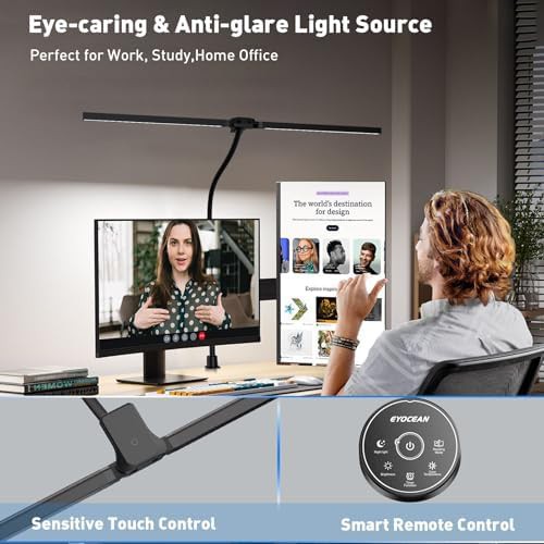 Gesture Sensing Clamp-on Monitor Lamp — photo 3