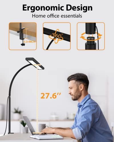 High LED Count Dimmable USB Clamp Lamp — photo 3