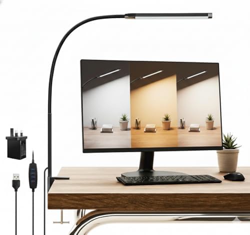 Metal Clamp LED Gooseneck Reading Lamp
