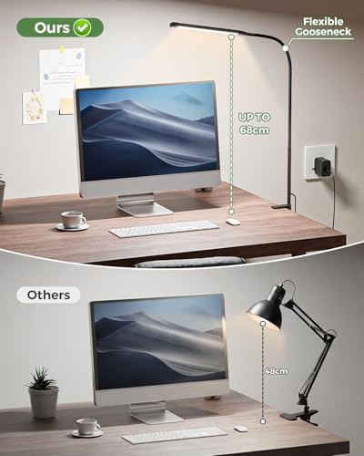 Metal Clamp LED Gooseneck Reading Lamp — photo 3