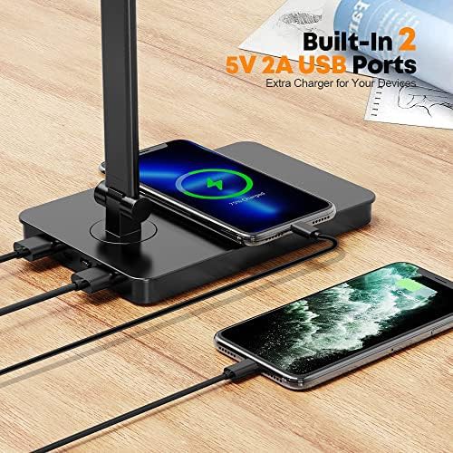 Eye Caring LED Lamp with Dual USB Ports — photo 5