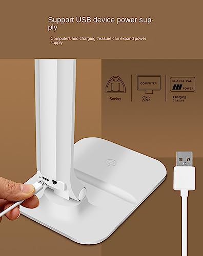 White Folding Eye Protection Table Lamp — photo 3