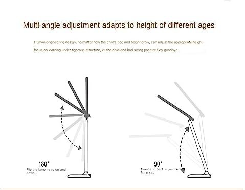 White Folding Eye Protection Table Lamp — photo 3