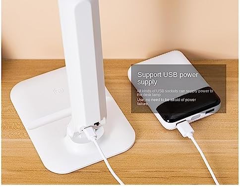 White Folding Eye Protection Table Lamp — photo 4