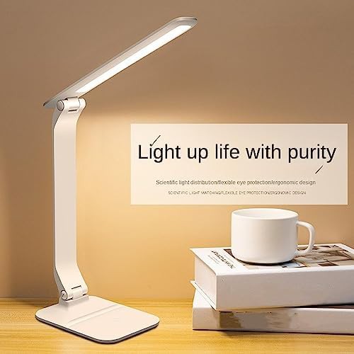 White Folding Eye Protection Table Lamp — photo 5