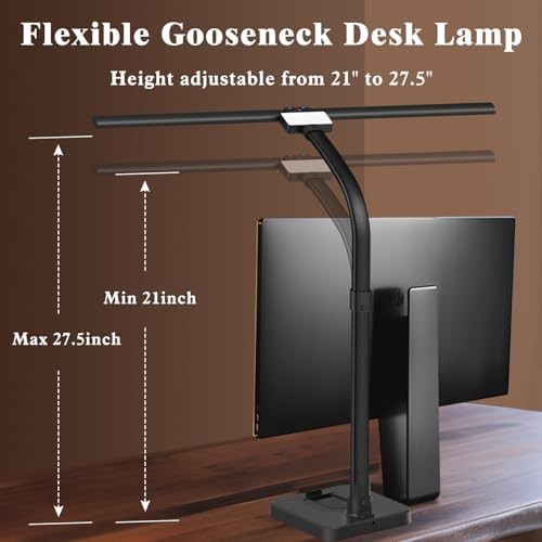 Metal gooseneck lamp with phone holder — photo 3