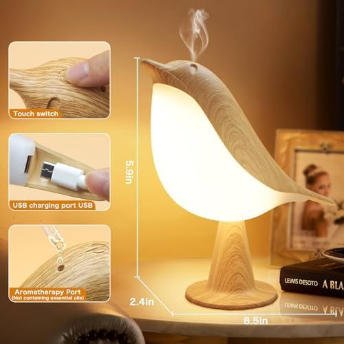Bird Shaped Cordless Rechargeable Night Light — photo 5