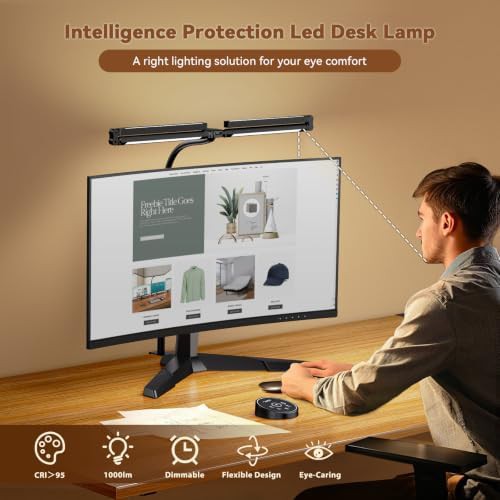 Double Head Clamp Lamp with Remote Control — photo 3
