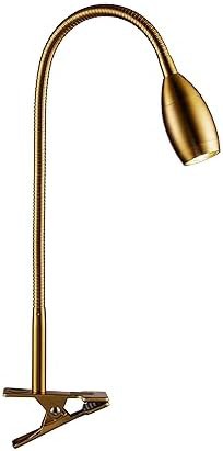 Lumos Antique Brass Clip-on Spotlight